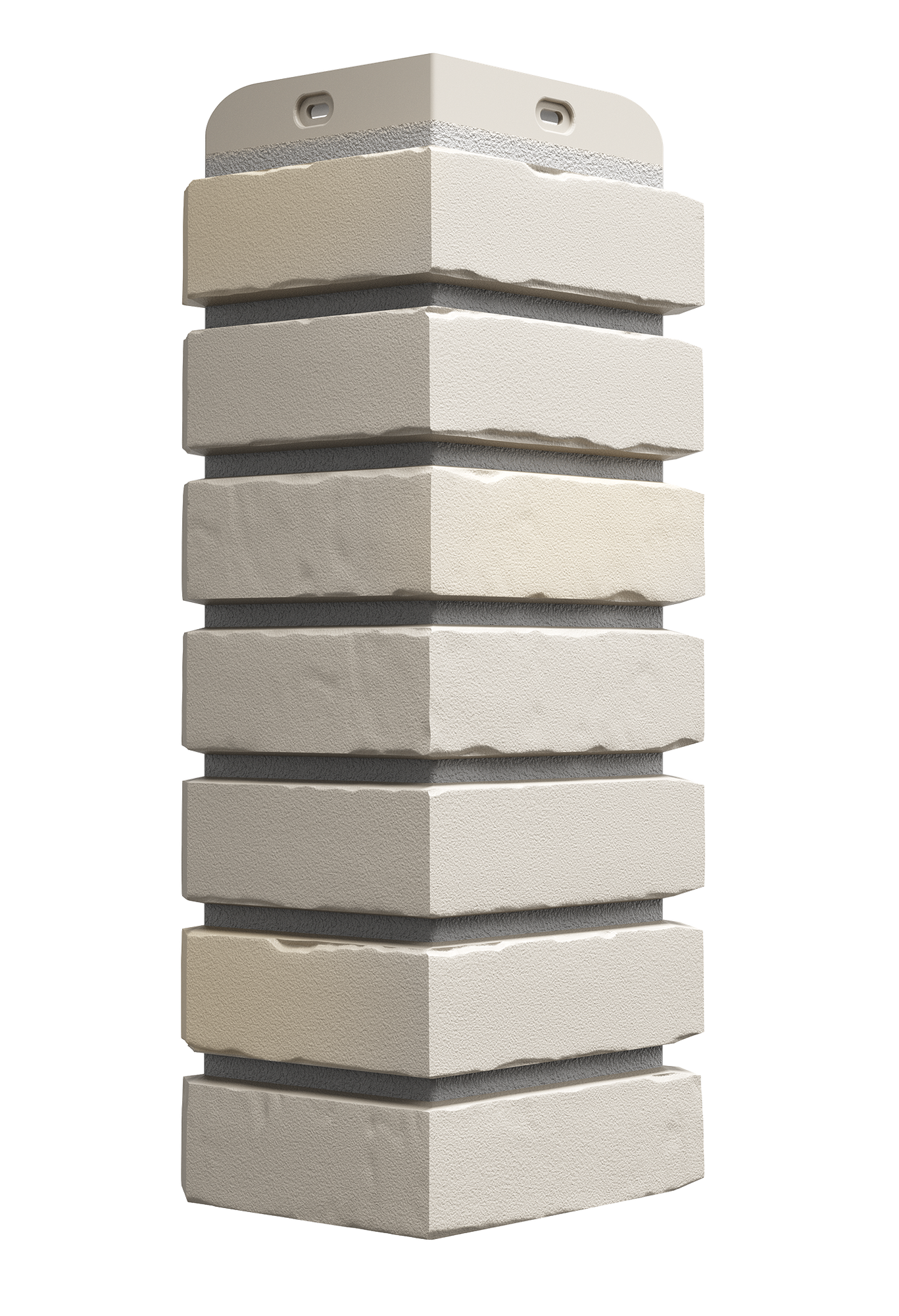 Угол наружный из ПВХ для фасадных панелей Docke KLINKER, (Кирпич), Сахара