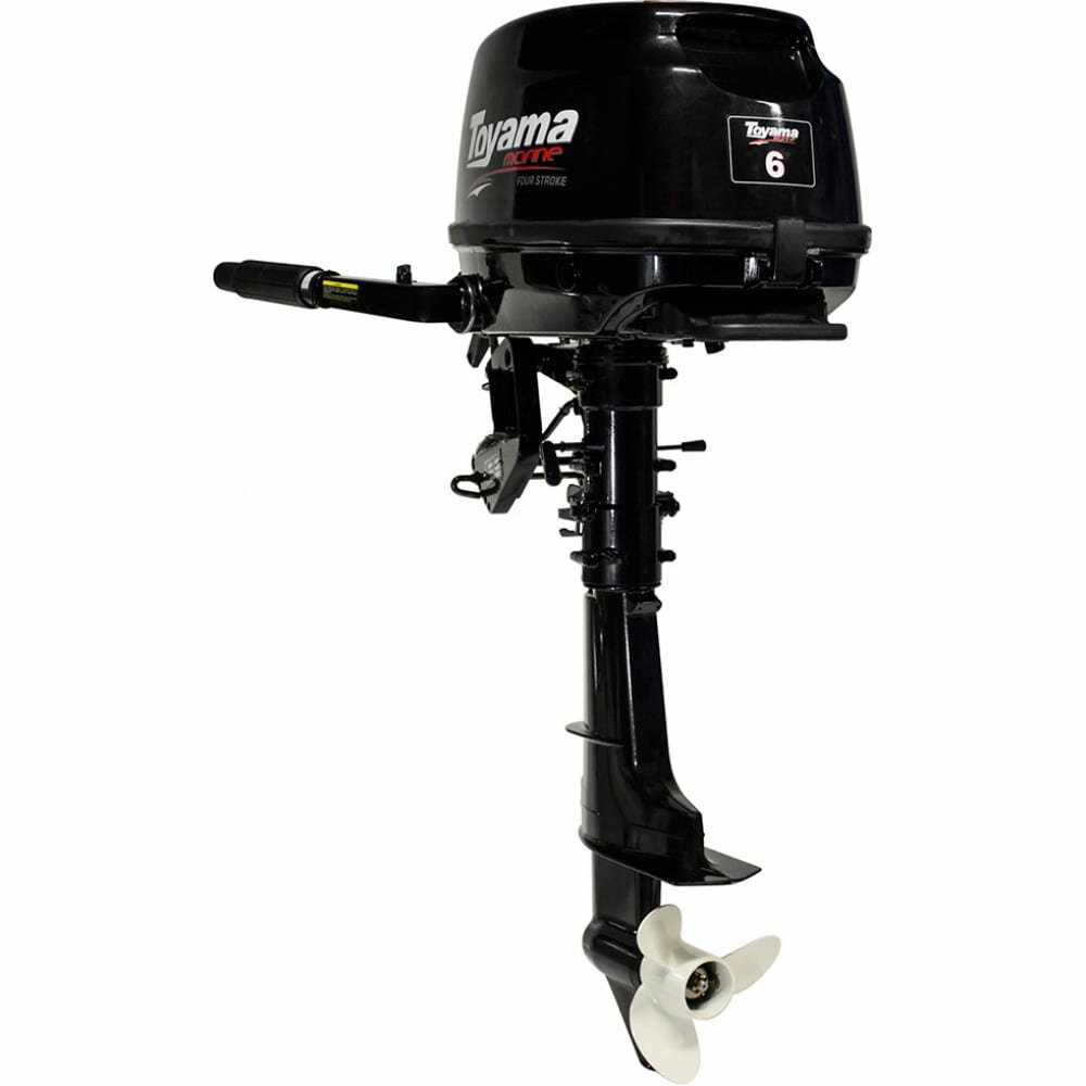 Мотор лодочный Toyama F6ABMS, 4-тактный, 5,44 л. с, 1 цилиндр, аварийный выключатель