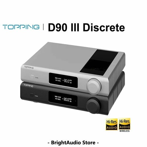 Декодер TOPPING D90III Discrete HiFi черный 160000₽