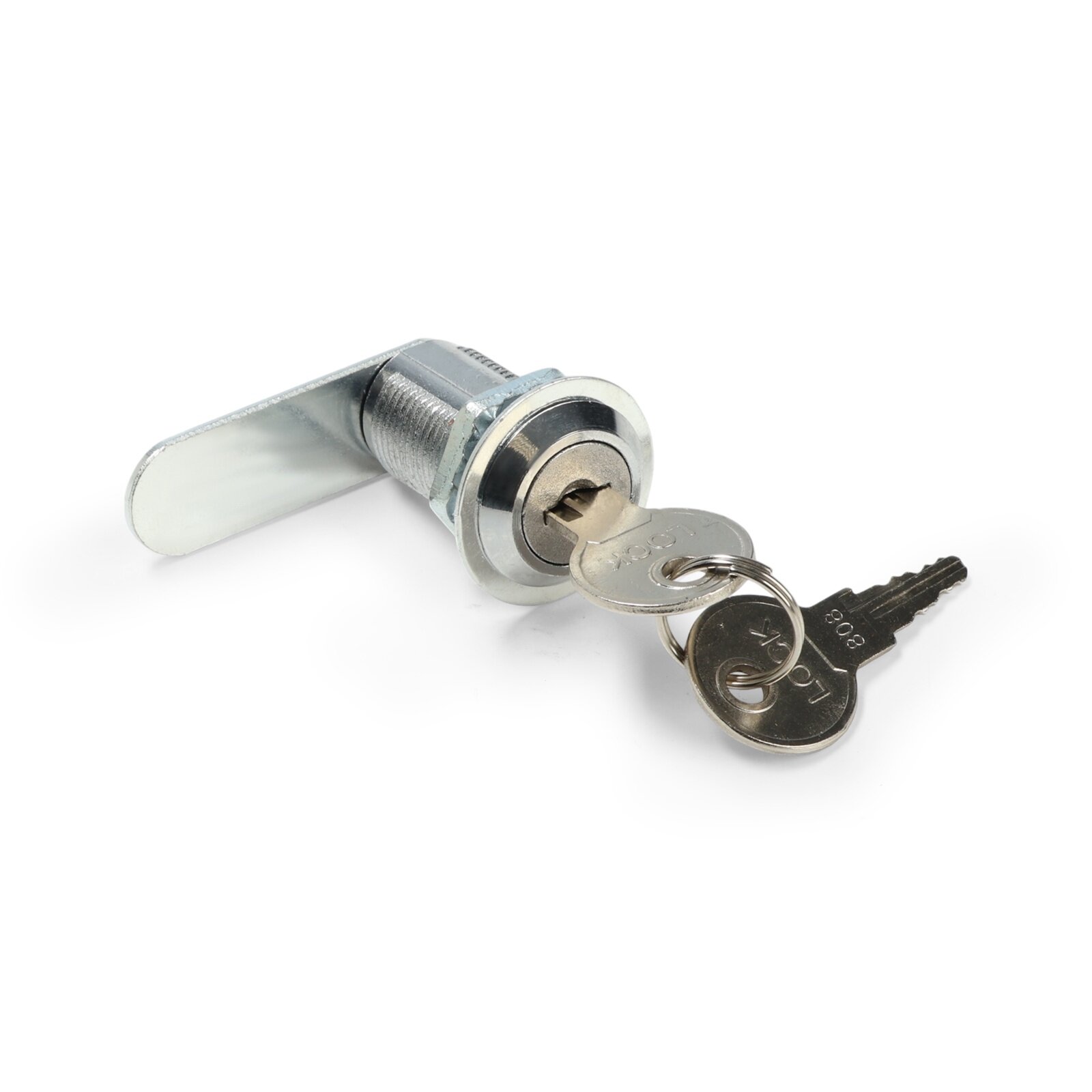 Замок почтовый тундра LC2 17х30х50 мм 2 английских ключа хром