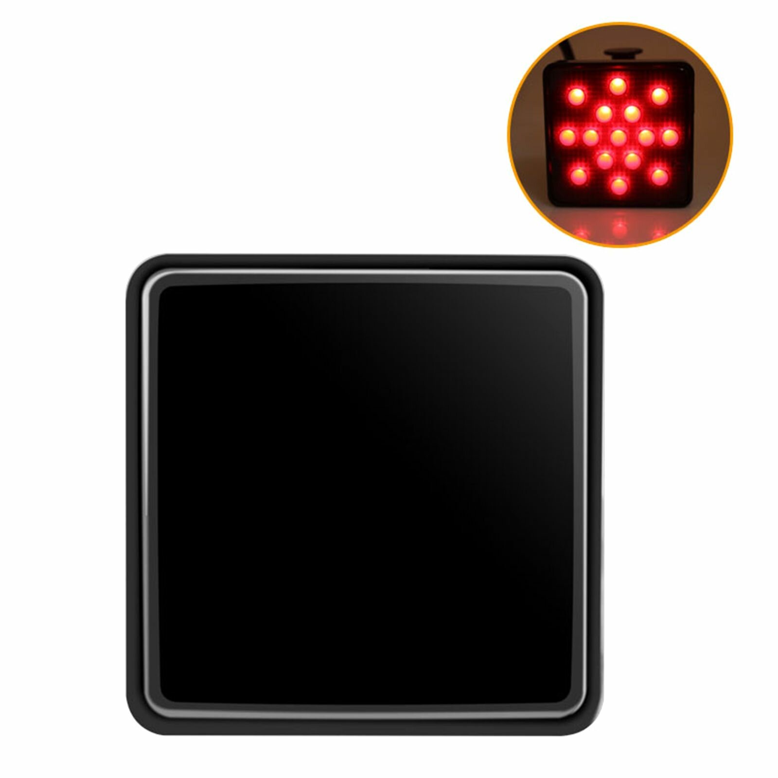 Квадратные красные LED фонари для прицепа