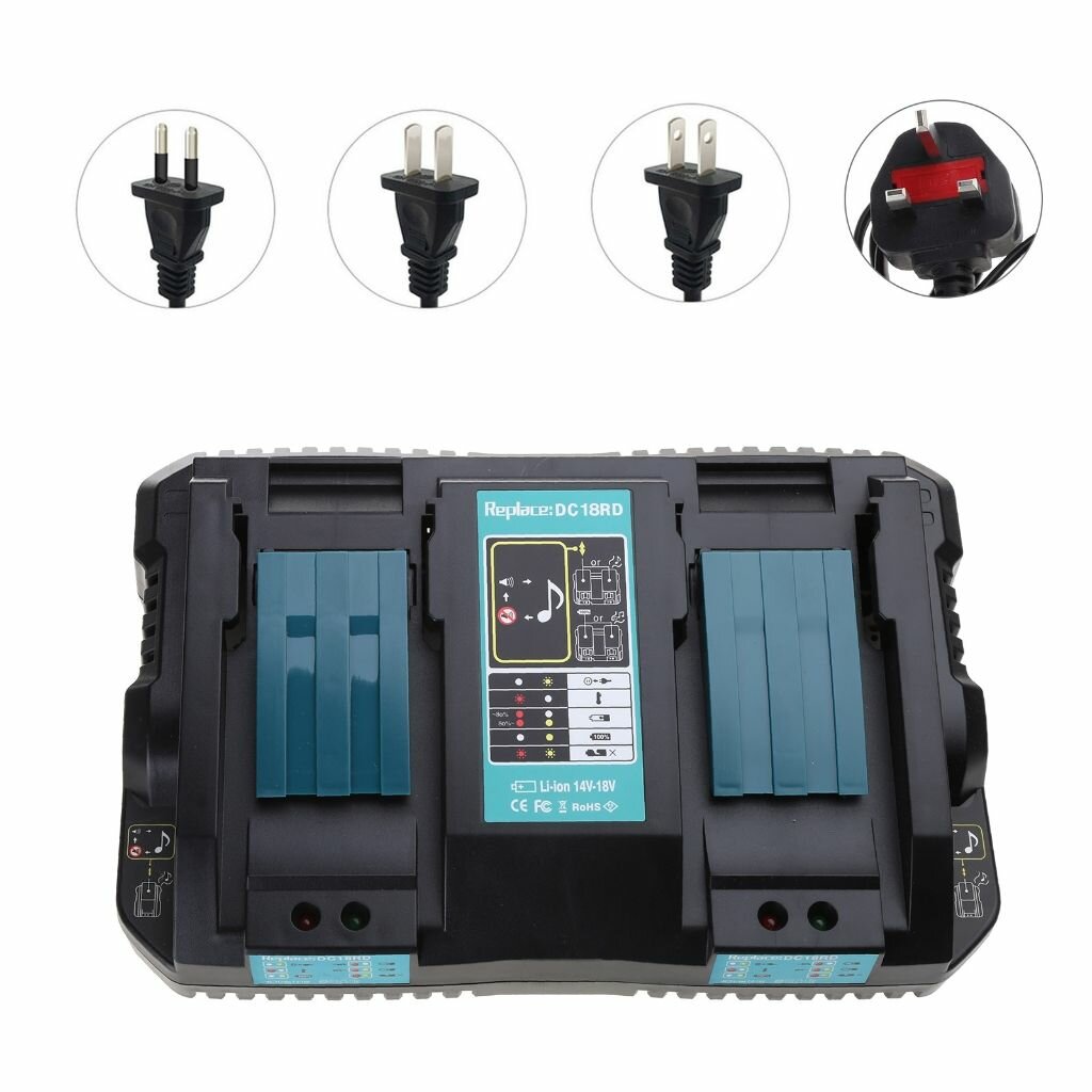 Зарядное устройство для батарей Makita DC18RD 6A — фото 1