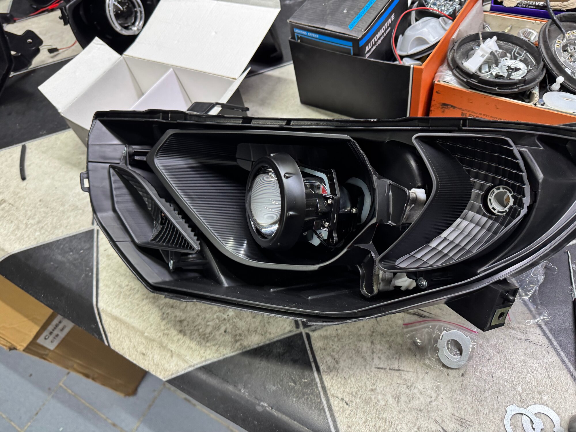 Фары на гранту фл Bi LED 3.0 (black edition) — фото 1
