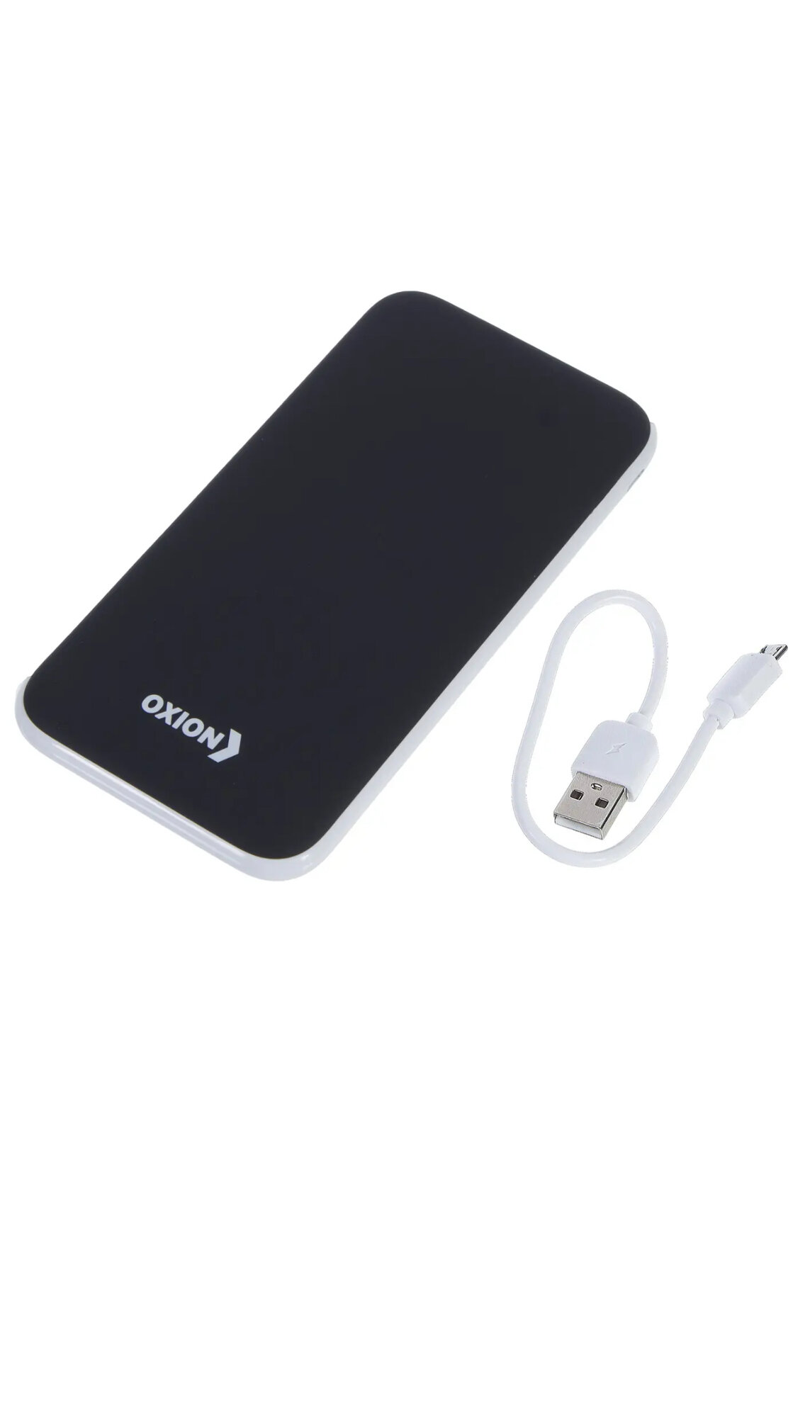 Внешний портативный аккумулятор/power bank Oxion OPB-1011 10000 мАч цвет черный