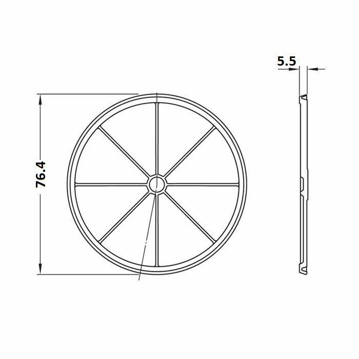 Торцевая крышка для корпусаSNL511 ZHLRU — фото 1