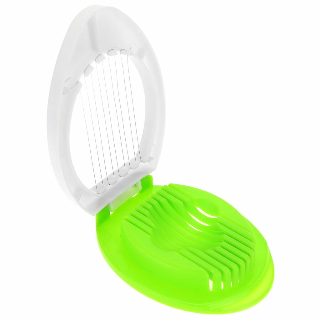 Яйцерезка КНР "Яйцо", струнная, пластмассовый корпус, 9х14х2 см