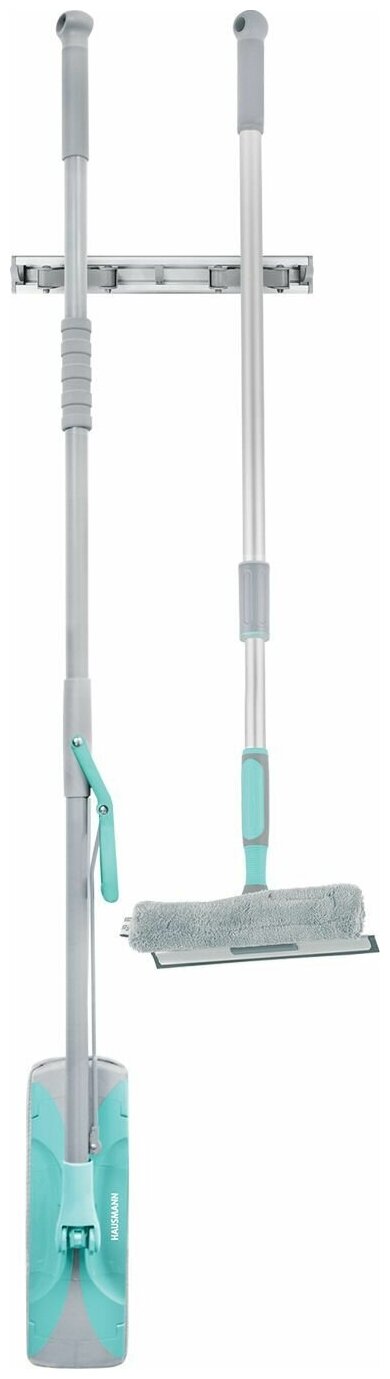 Держатель для инвентаря HAUSMANN HM-GM-0830 Mop Holder алюминий настенный серый