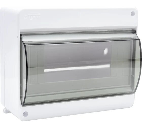 Бокс навесной 6 мод. 130х159х83 IP40 с вертикальной дверцей Рувинил