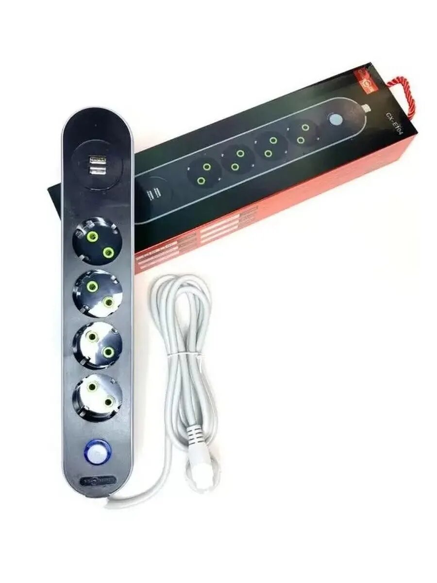 Универсальный сетевой фильтр-удлинитель с защитой