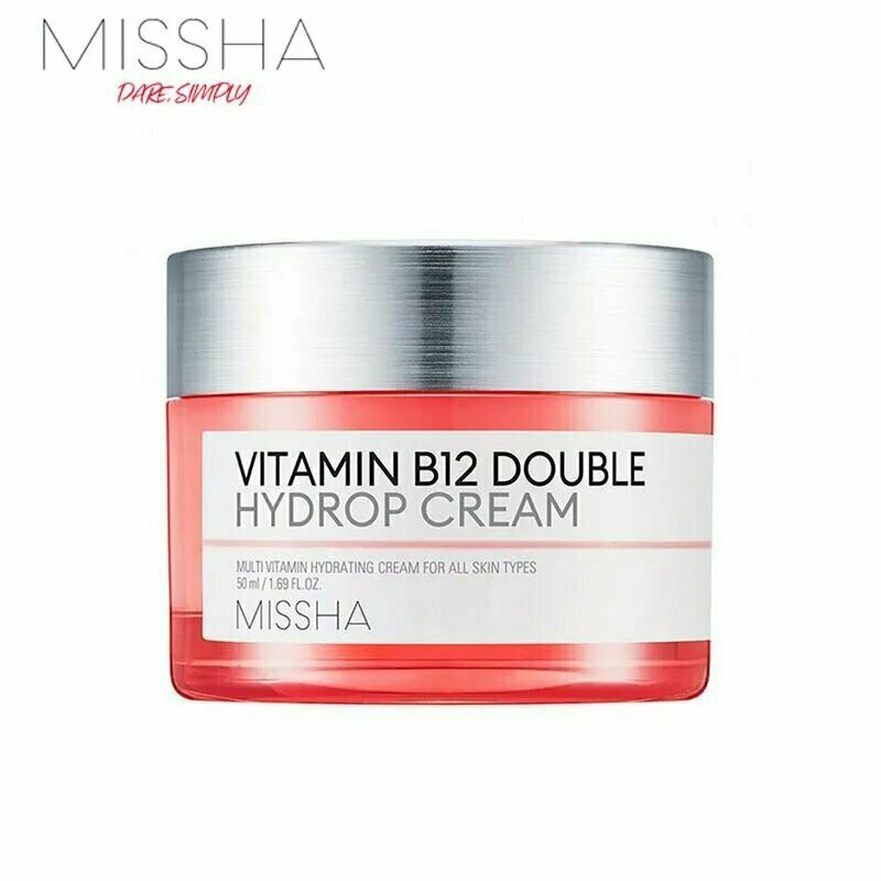 MISSHA Vitamin B12 double hydrop Cream 50мл, Витаминный увлажняющий и отбеливающий крем