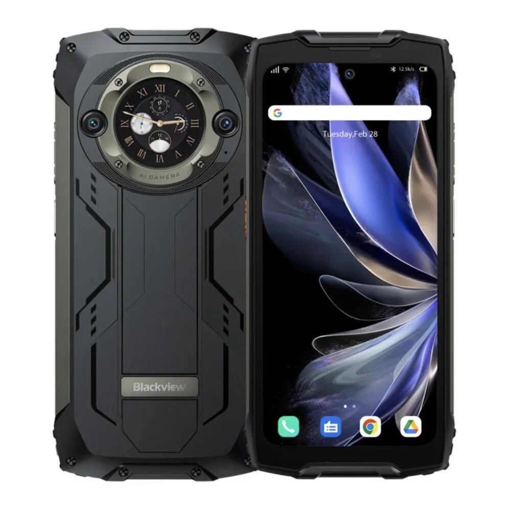 Смартфон Blackview BV9300 Pro 8/256 ГБ, черный 15080mAh 64MP+32MP+8MP