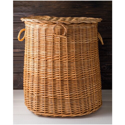 Большая корзина для хранения с крышкой, корзина для белья, H 50 см