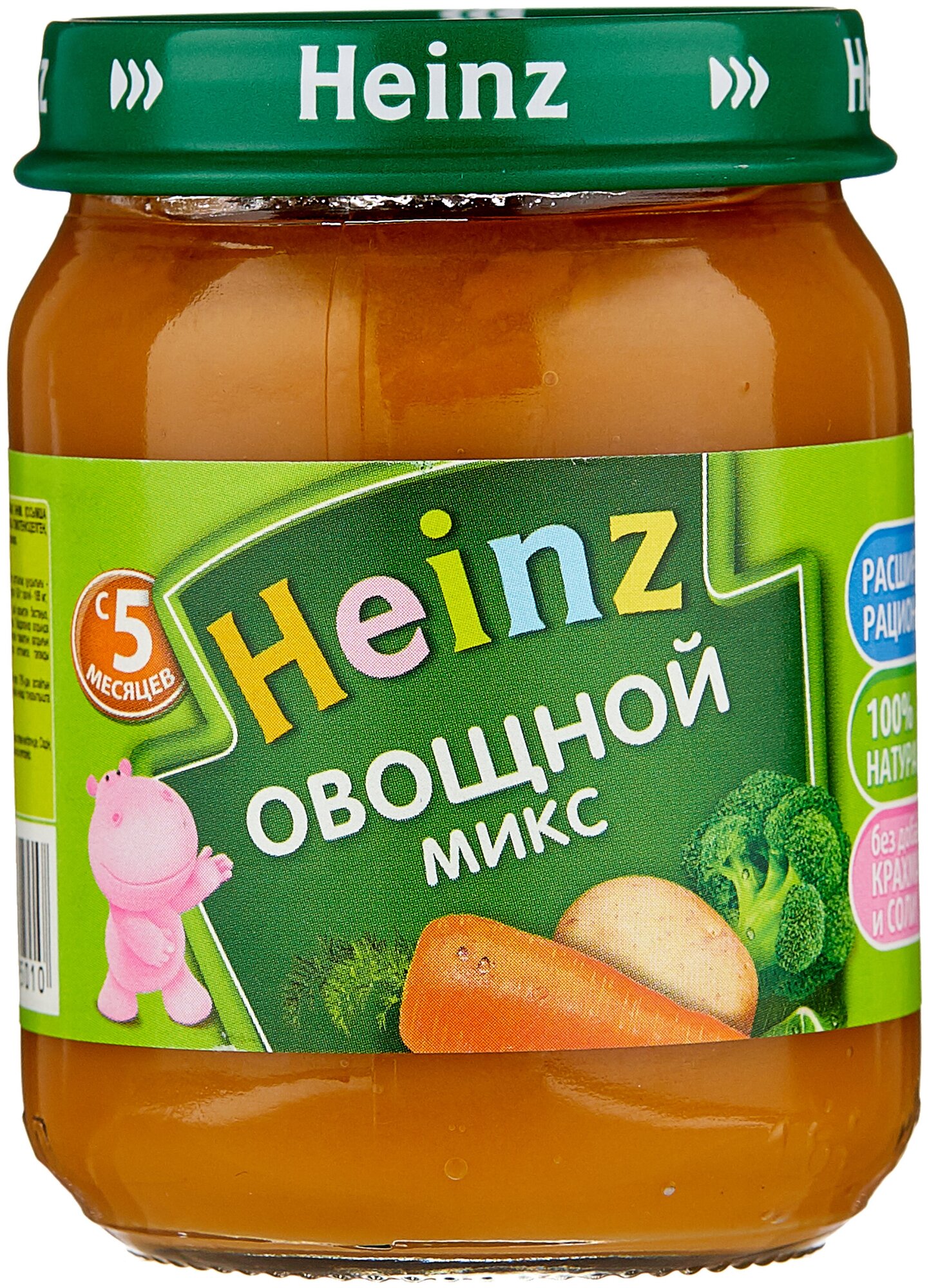 Пюре Heinz Овощной микс 120 г - фото №1