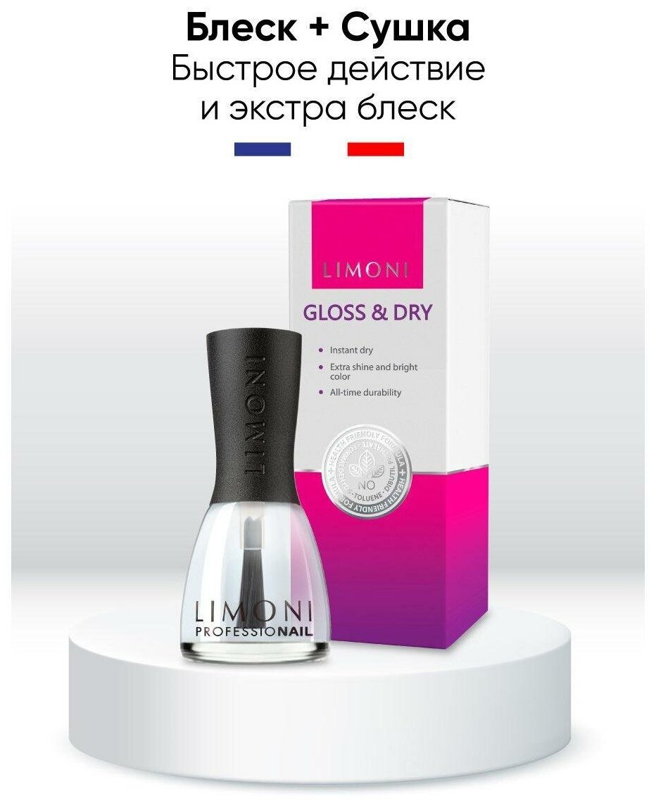 Покрытие Блеск и Сушка Gloss & Dry Limoni - фото №6