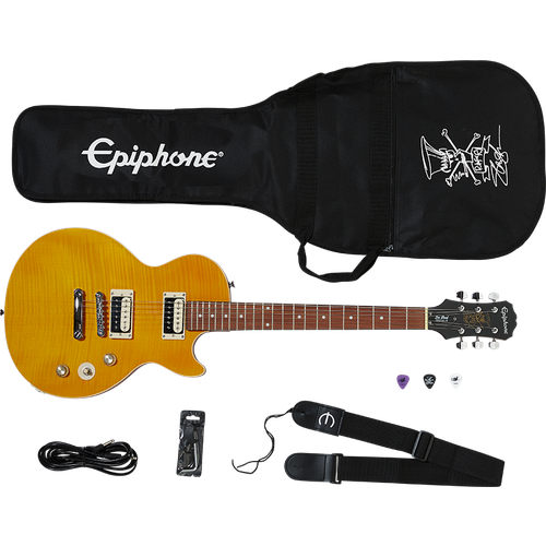 Epiphone Slash Appetite Les Paul Special II Performance Pack комплект электрогитара + комбоусилитель 15 Вт + чехол гитарный комплект encore ewp 100rb