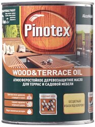 Pinotex Wood&Terrace Oil, 1 л, бесцветный