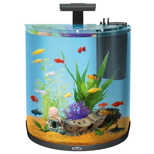 фото Аквариумный набор 60 л tetra aquaart led explorer line tropical белый