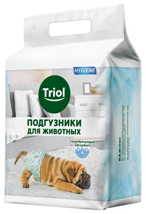 TRIOL Подгузники для собак M (12 шт)