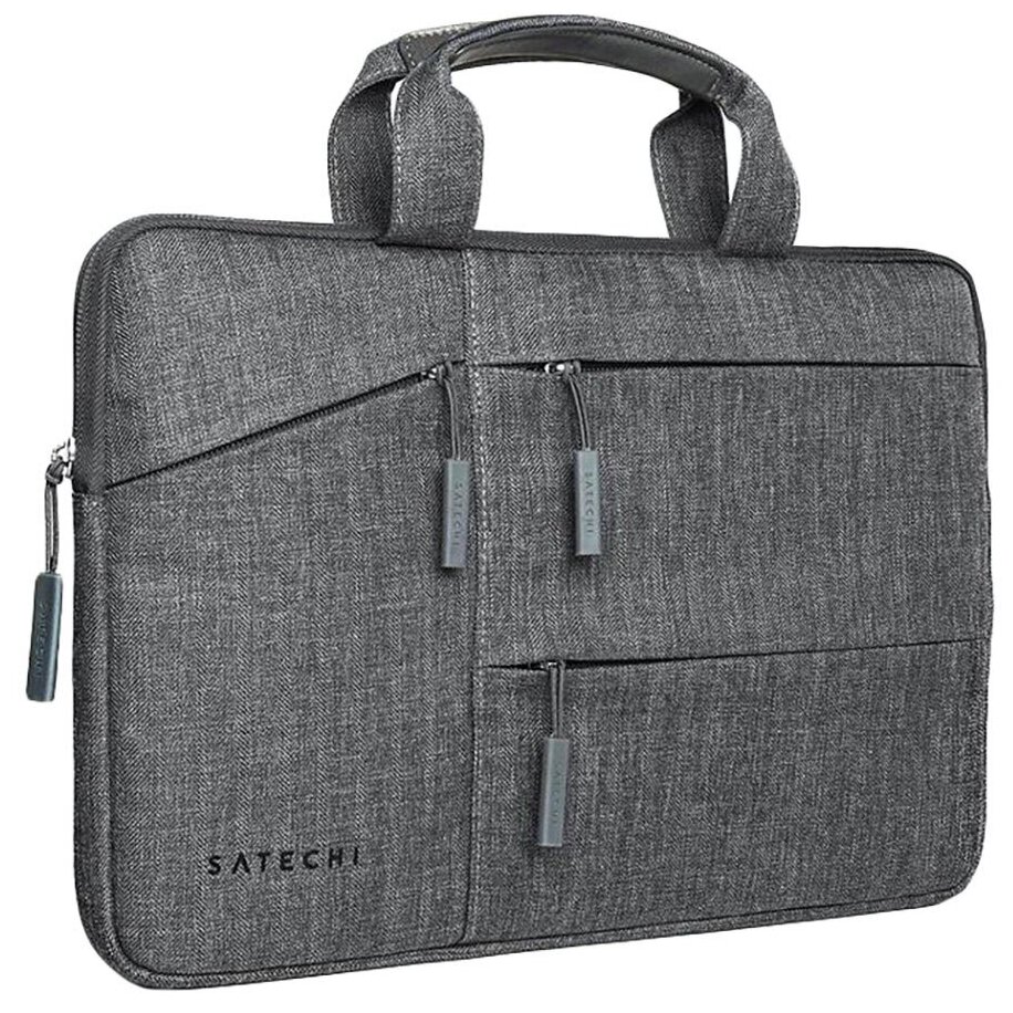 Сумка Satechi Water-Resistant Laptop Carrying Case with Pockets 13" gray