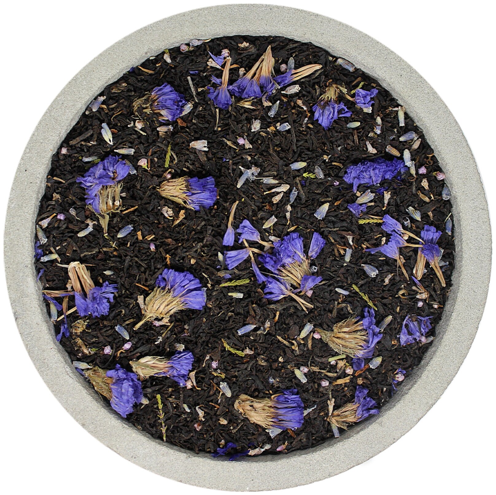 Чай Teaco Чайный напиток Лаванда с черным индийским чаем, вереском и незабудкой, 4x100г - фотография № 2