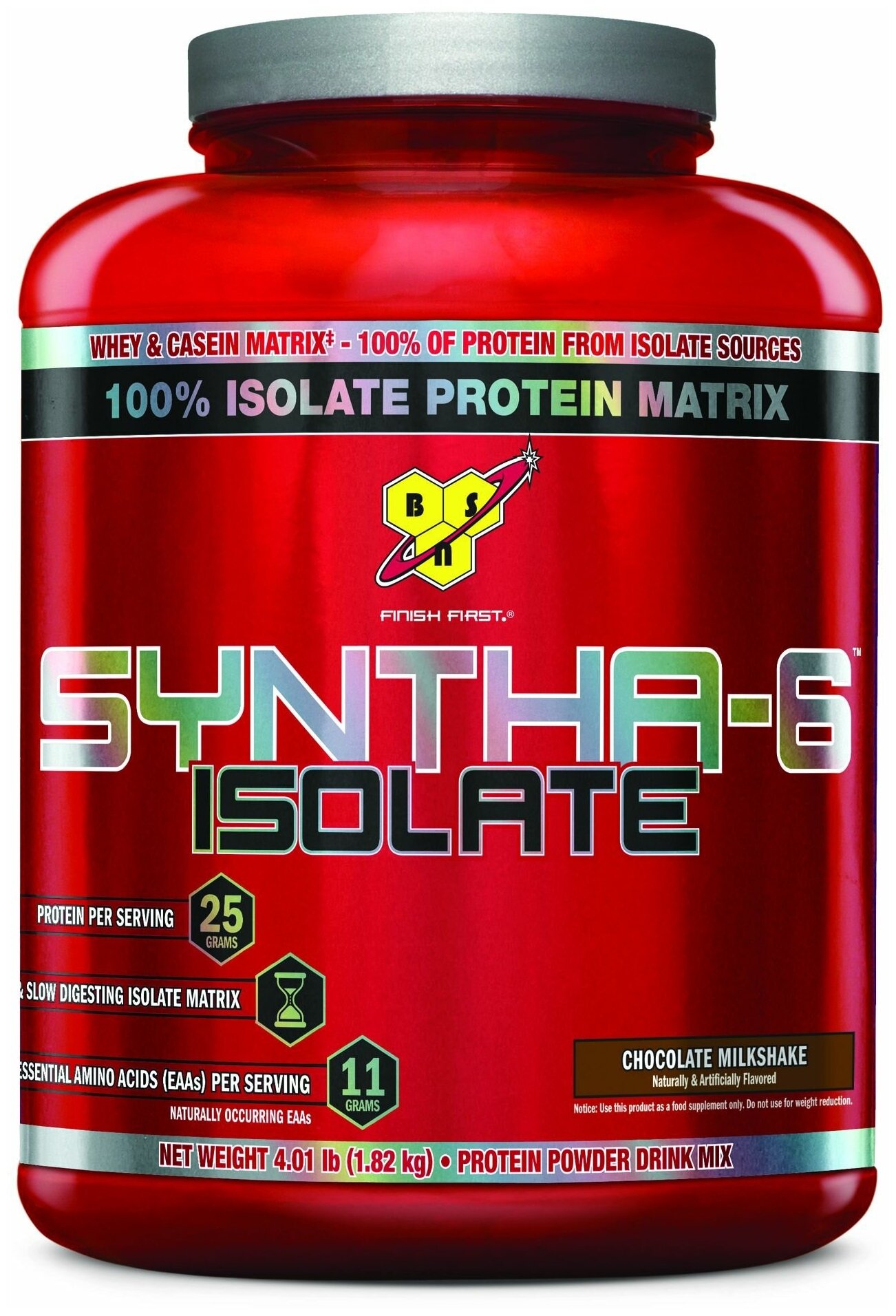 Протеин BSN Syntha-6 Isolate (1.82 кг) шоколадный молочный коктейль