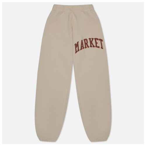 фото Мужские брюки market vintage washed бежевый, размер xl