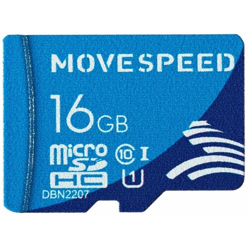 Карта памяти 16Gb MicroSD Move Speed FT100 (YSTFT100-16GU1) детская карта памяти на день рождения запись роста эмблемы детские деревянные знаки объявления