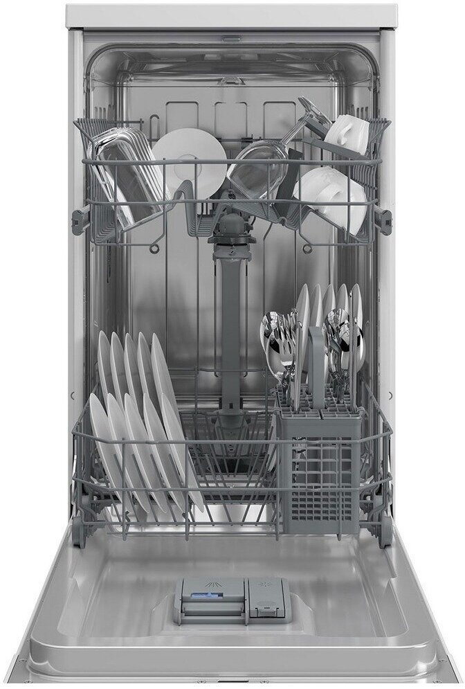 Посудомоечная машина 45см HOTPOINT-ARISTON HFS 1C57 белый - фотография № 2