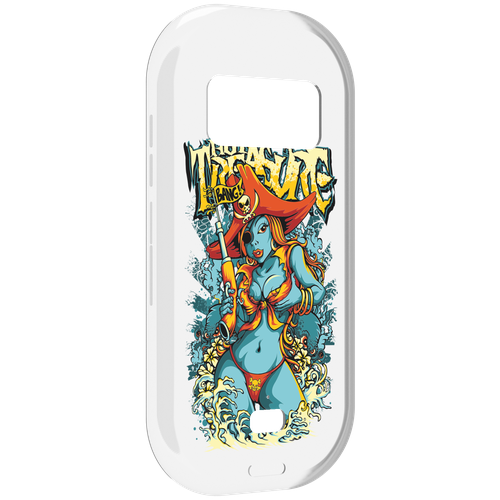 Чехол MyPads нарисованная синяя девушка комикс для UleFone Armor 15 задняя-панель-накладка-бампер