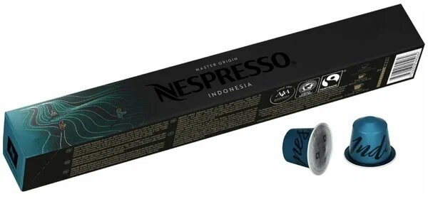 Кофе в капсулах Nespresso Master Origins Indonesia, 10 кап. в уп. - фотография № 3