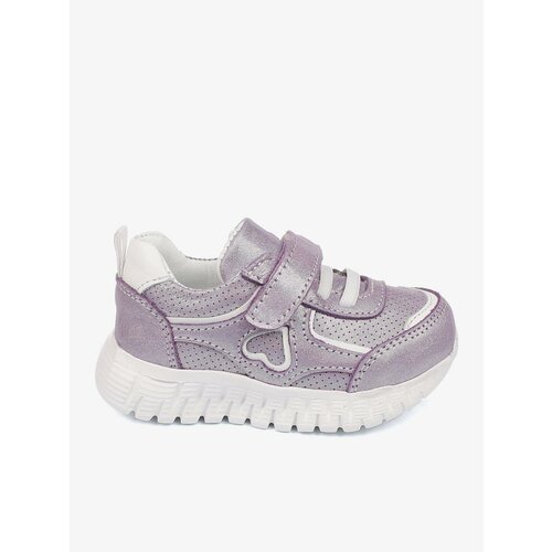 Кроссовки дутики Happy Walk, летние, натуральная кожа, размер 22, фиолетовый