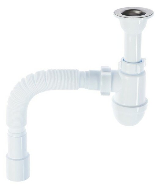 фото Бутылочный сифон для мойки, для раковины, для ванны, для душевого поддона АНИ Пласт C0515