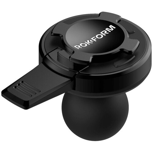 Шаровой держатель для мобильных устройств Rokform Universal Ball Adapter Phone Mount. Материал: алюминий, ТПУ. Цвет: черный.