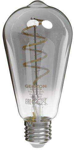 Лампа светодиодная GEOZON GSH-SLF04, E27, ST64, 5.5 Вт, 5500 К - фотография № 3