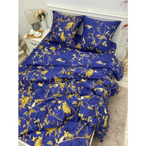 синий, желтый, темный