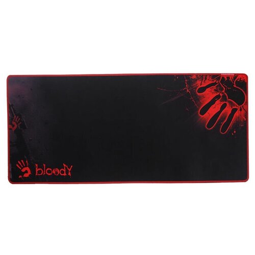 коврик для мыши a4tech bloody b 087s xl черный с рисунком резиновая основа Коврик для мыши A4TECH Bloody B-087S (XL) черный/рисунок, ткань, 750х300х2мм