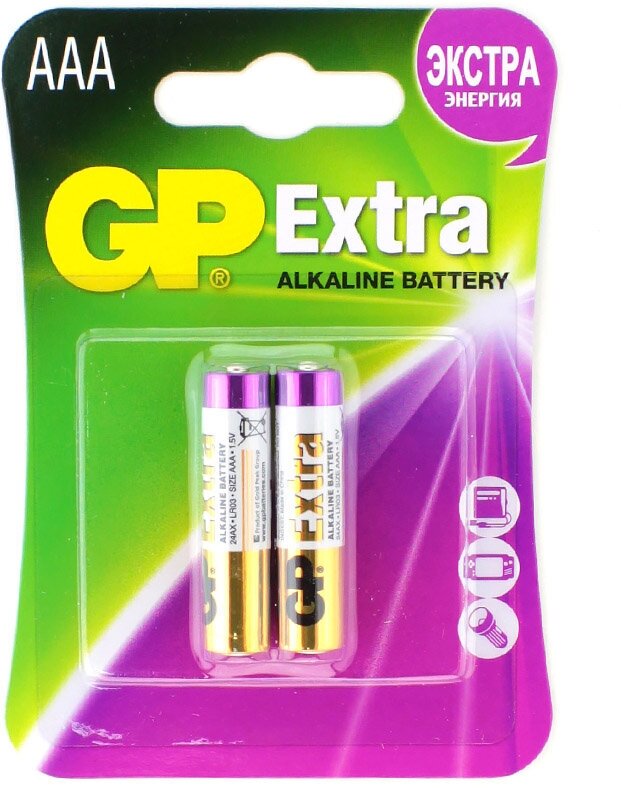 Батарейка GP LR03 Extra Alkaline 2 шт.