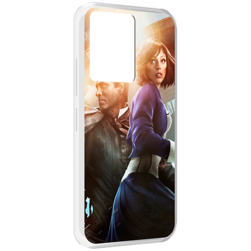 Чехол MyPads Bioshock Infinite для Infinix Note 12 5G X671 / Note 12 Pro 5G задняя-панель-накладка-бампер чехол mypads eminem infinite для infinix note 12 5g x671 note 12 pro 5g задняя панель накладка бампер