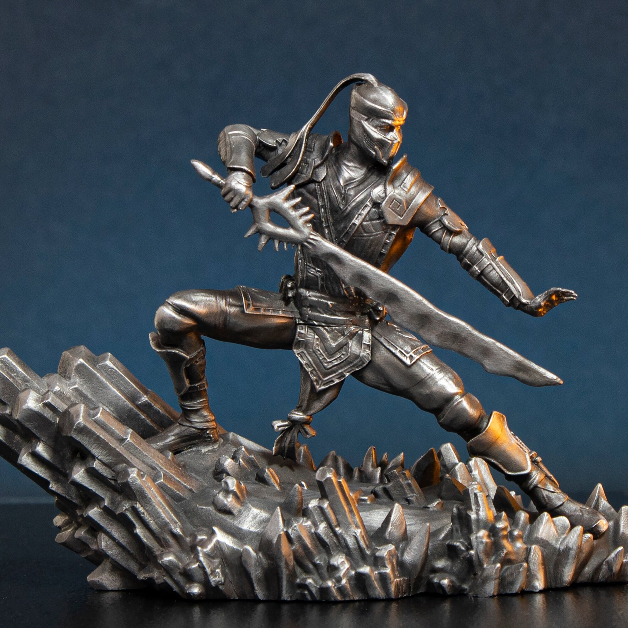 Саб-Зиро металлическая коллекционная фигурка Мортал Комбат / Sub-Zero Mortal Kombat
