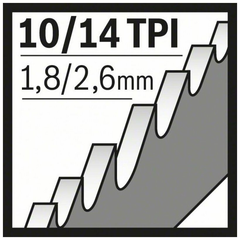 набор пилок для сабельных пил Bosch 2608658030 - фото №7