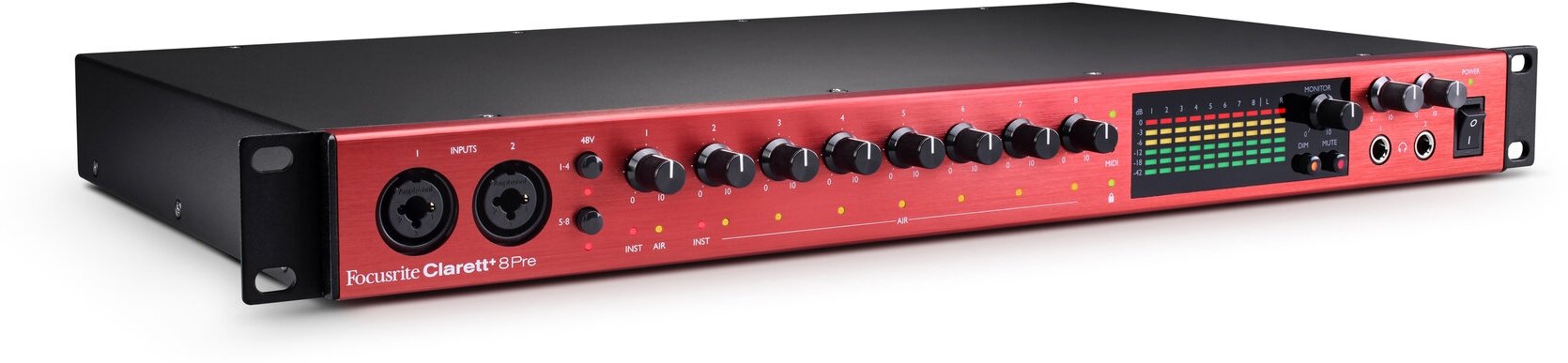 FOCUSRITE Clarett+ 8Pre интерфейс, 18 входов/20 выходов