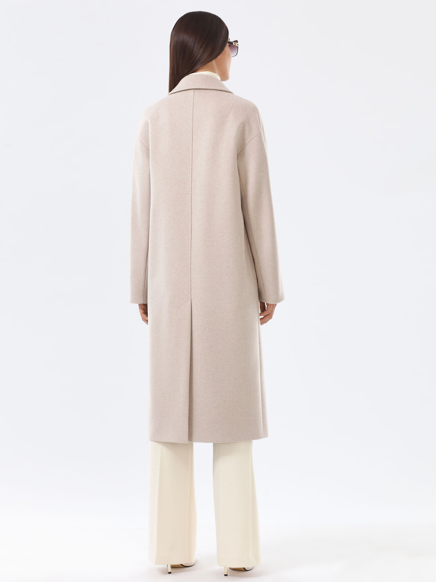 Пальто Avalon, размер 46/170, кремовый — фото 1