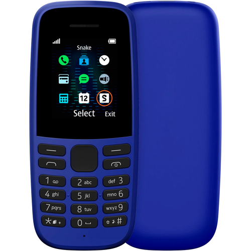 Мобильный телефон 105 Dual Sim синий 100900₽
