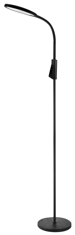 Светильник напольный Camelion LED KD-836F C02 черный, 13Вт, 230В, 850лм, сенсорный