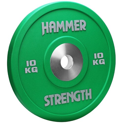 Диск уретановый бампированный Hammer Strength 10 кг диск уретановый бампированный hammer strength 20 кг