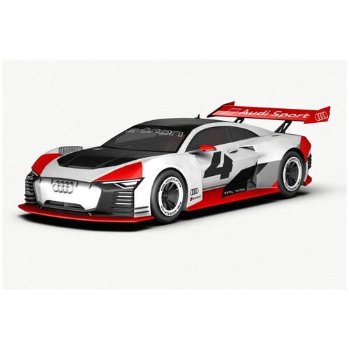 Модель мет. Audi E-Tron Gran Turismo Сoncept 1:32 инерц. свет, звук, открыв двери арт. C309/71385