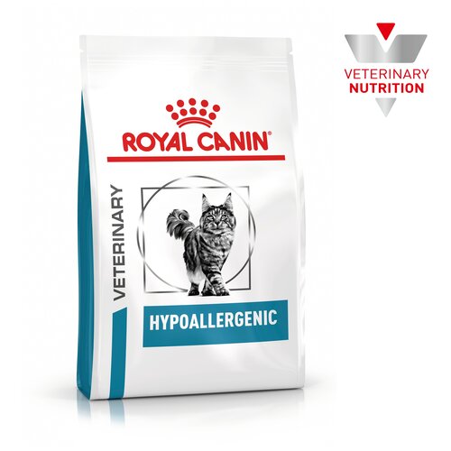 Сухой корм для кошек Royal Canin Hypoallergenic при аллергии, при проблемах с ЖКТ 2 уп. х 2.5 кг