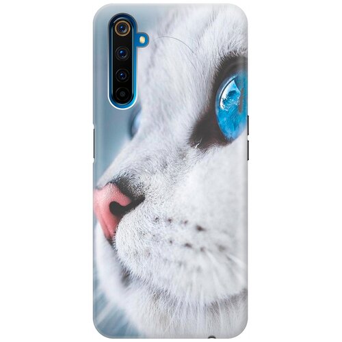 фото Силиконовый чехол на realme 6 pro / рилми 6 про с принтом "кошачий взгляд" gosso