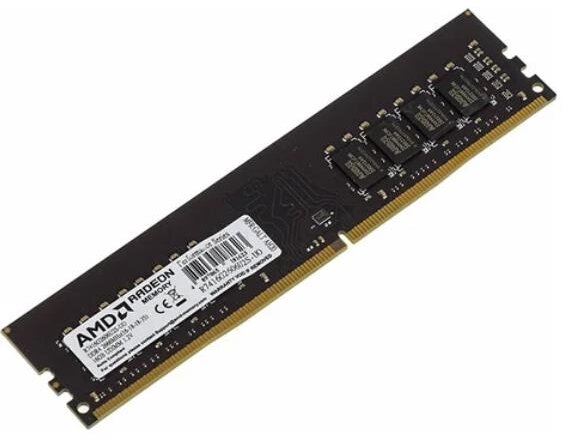 Оперативная память AMD Radeon R7 Performance Series DDR4 - 16GB, 2666 МГц, DIMM, CL16, OEM (r7416g2606u2s-uo)