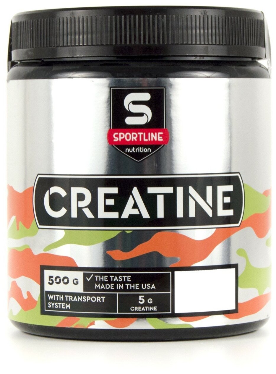 SportLine Nutrition Creatine with Transport System, лимон-лайм, 500 гр.